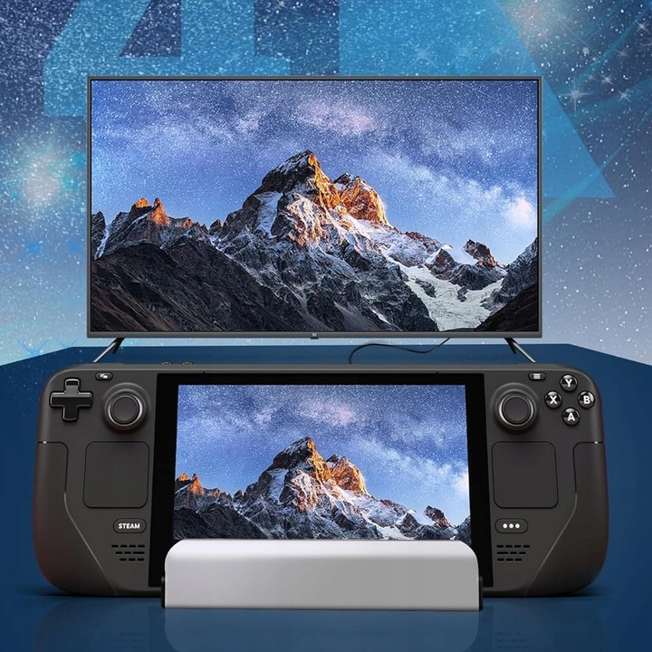 WIELOFUNKCYJNA STACJA DOKUJĄCA + 3*PORTY USB A 3.0 + PORT TYPE-C