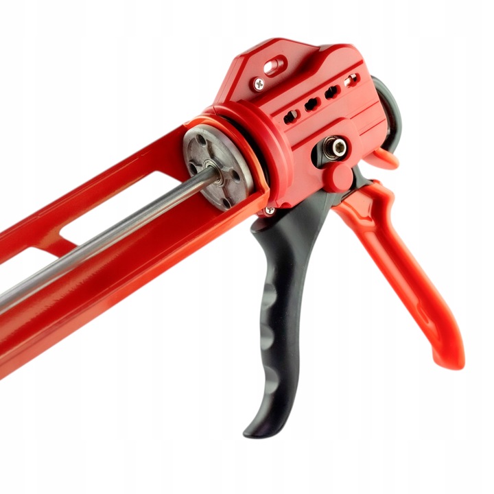 PISTOLET do silikonów klejów kartuszy gęstych wyciskacz Anti-Drip 360°