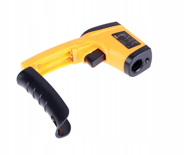 PIROMETR LASEROWY TERMOMETR BEZDOTYKOWY LCD -50 +380°C MIERNIK PODCZERWIEŃ