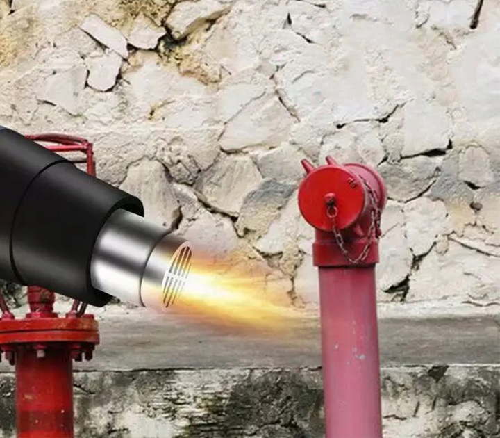 OPALARKA ELEKTRYCZNA 2000W REGULACJA 230V 2 BIEGI 100-600°C MOCNA + 4