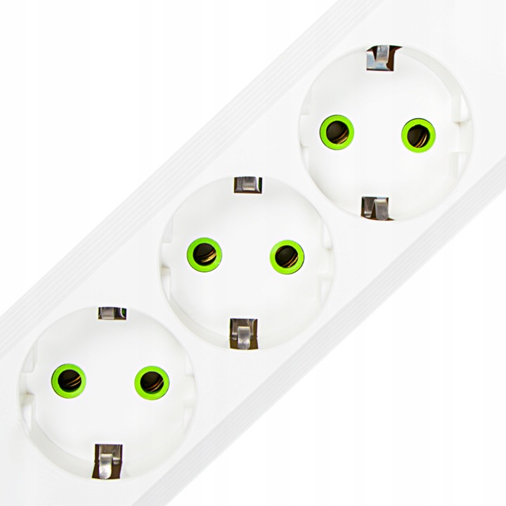 PRZEDŁUŻACZ LISTWA ZASILAJĄCA WŁĄCZNIK 3x USB 4 GNIAZDA 2m