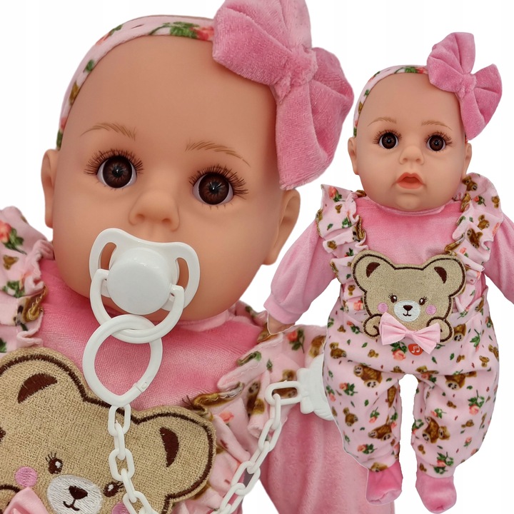 LALKA BOBAS MÓWI I ŚPIEWA PO POLSKU 45CM+SMOCZEK_73