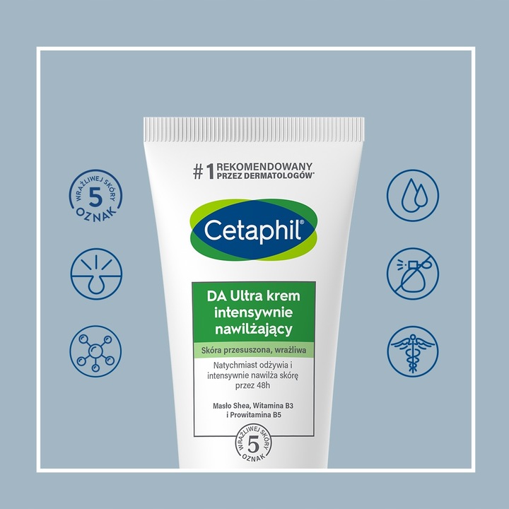 Cetaphil DA Ultra krem intensywnie nawilżający 85g