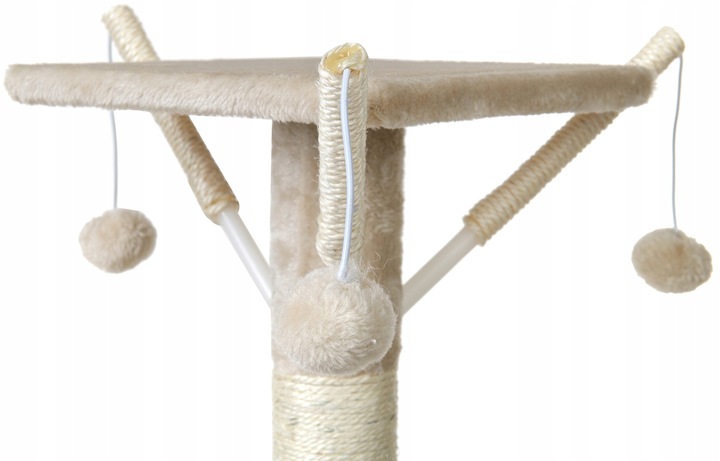 DRAPAK DLA KOTA DOMEK LEGOWISKO SŁUPEK Z ZABAWKAMI