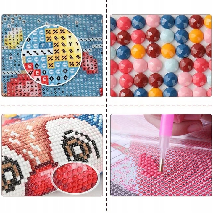 HAFT DIAMENTOWY Diamond Painting Mozaika Diamentowa Dla Dzieci Zestaw 5D