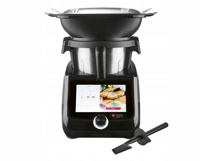 NAJNOWSZY ROBOT MONSIEUR CUISINE SMART 8 1200W LIDLOMIX WIFI CZARNY