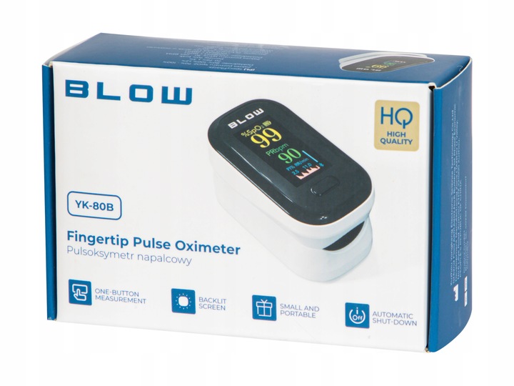 MEDYCZNY PULSOKSYMETR NAPALCOWY NA PALEC PULS SATURACJA TĘTNO WYŚWIETLACZ