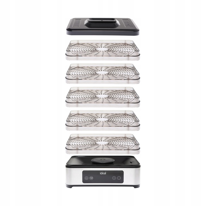 DUŻA Suszarka do Grzybów Owoców Warzyw IDEAL INOX +Termoobieg 400W