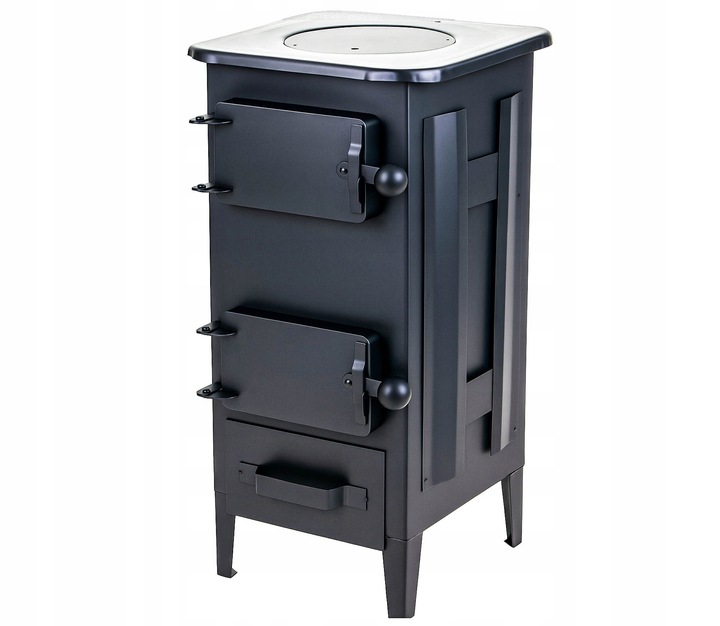 Piec piecyk koza kominek 7cegieł szamotowy ogrzewacz do domu garażu SOLIDNY