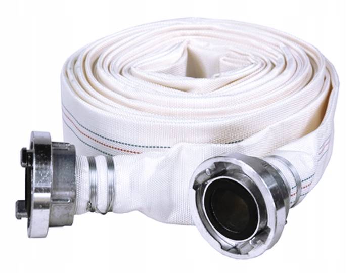 WĄŻ STRAŻACKI PARCIANY DO WODY SZAMBA 2 CALE 30M Z SZYBKOZŁĄCZAMI DO