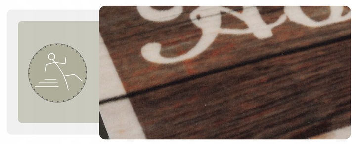 WYCIERACZKA WEJŚCIOWA POD DRZWI z NADRUKIEM HOME 50x80 cm BARDZO SOLIDNA