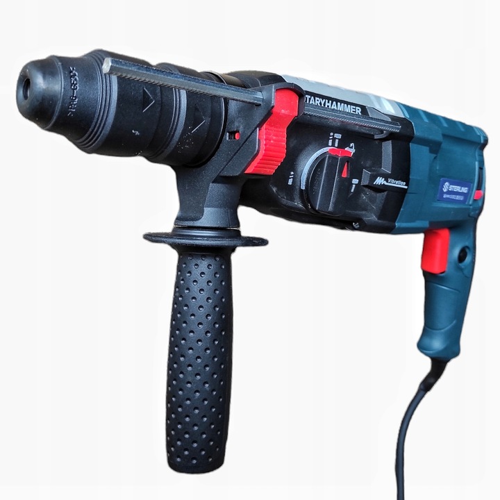 MŁOTOWIERTARKA WIERTARKA MŁOT UDAROWY 2950W SDS+ ZESTAW + WALIZKA