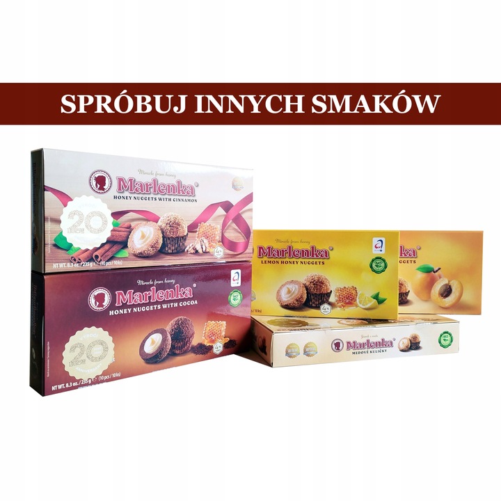 MARLENKA Kulki Miodowo-Orzechowe 235 g
