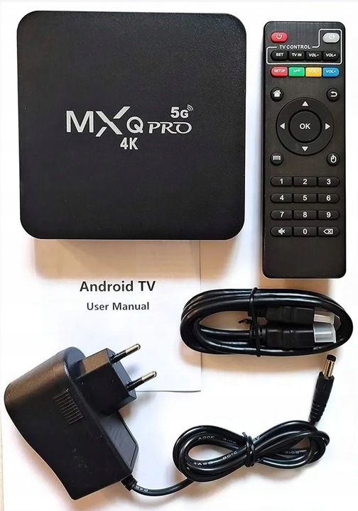 Smart TV BOX 16GB MXQ PRO 4K 2+16GB ANDROID 10.1 WiFi 5G