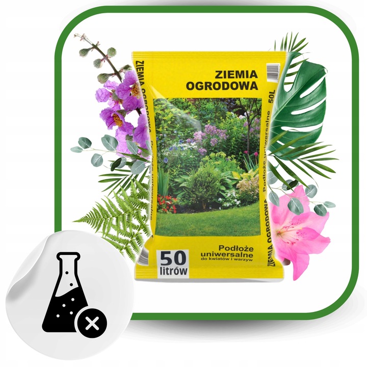 Ziemia Uniwersalna Ogrodowa 50 L Podłoże do kwiatów warzyw EKAGRO