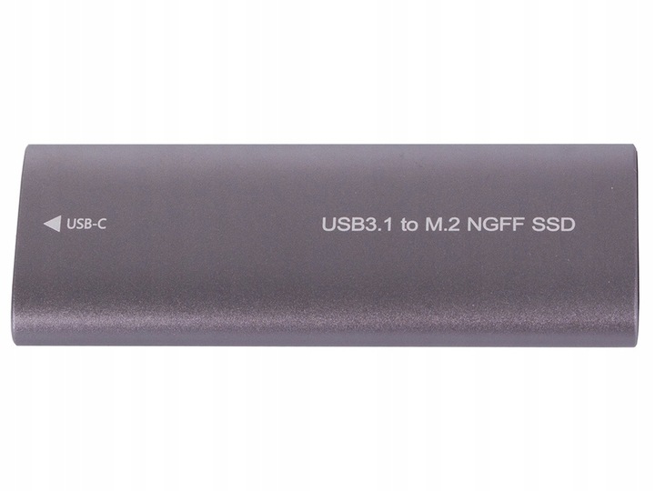OBUDOWA ADAPTER DYSKU KIESZEŃ M.2 SATA NGFF USB 3.1 USB TYP-C