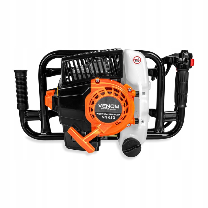 POTĘŻNA WIERTNICA SPALINOWA GLEBOWA VENOM 3 WIERTŁA 30/20/10CM +