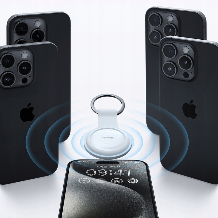 MCDODO MINI LOKALIZATOR GPS DO AUTA ROWERU KLUCZY DLA DZIECKA KOTA PSA