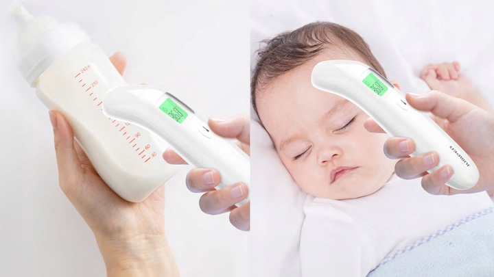 MEDYCZNY termometr bezdotykowy podczerwień do ucha czoła JUMPER JPD-FR403