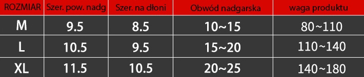 Stabilizator nadgarstka orteza opaska sportowa L