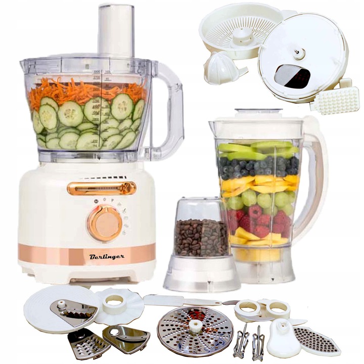 Robot kuchenny wielofunkcyjny 16W1 1800W - blender szatkownica młynek