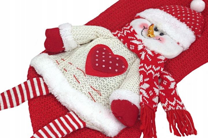 ZESTAW 2 x SKARPETA ŚWIĄTECZNA NA PREZENTY 3D XXL