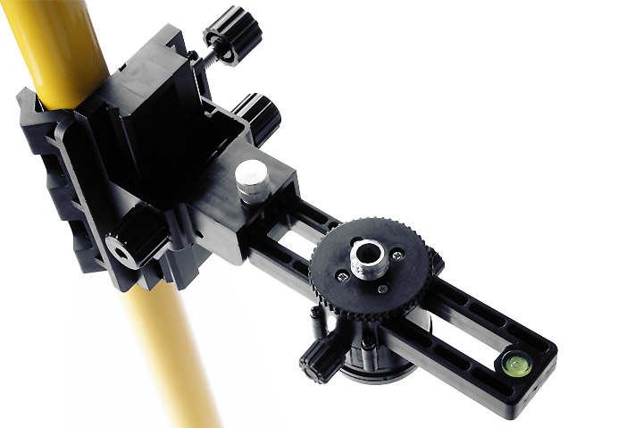 STATYW ROZPOROWY TYCZKA DO LASERA POZIOMICY 420 CM +ADAPTER DO SKOSÓW