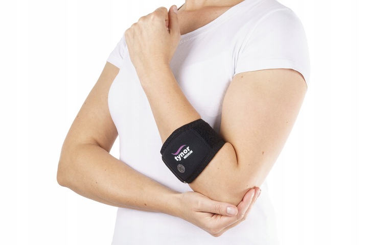 STABILIZATOR NA ŁOKIEĆ TENISISTY GOLFISTY OPASKA ELASTYCZNA ŁOKCIA