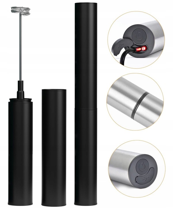 SPIENIACZ UBIJACZ DO MLEKA KAWY STAL NIERDZEWNA 19000 obr./min CICHY