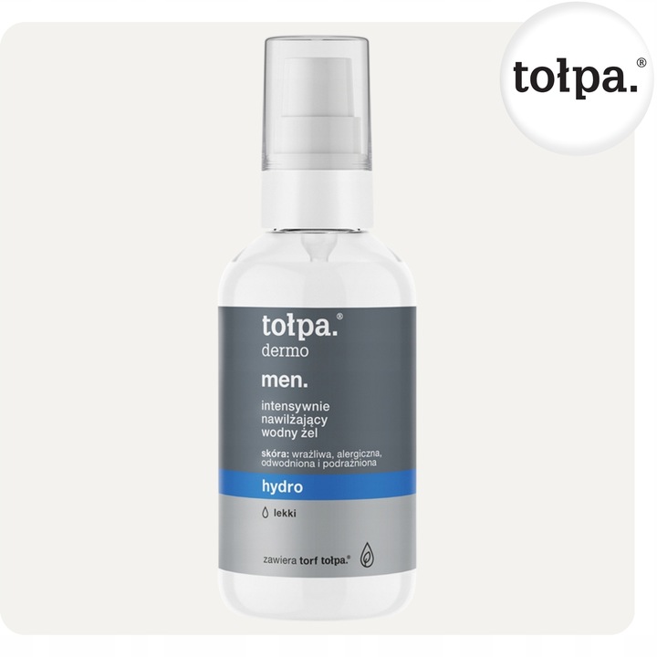 Lekki Nawilżający Wodny Żel do Twarzy dla Mężczyzn Men Hydro Skuteczny 75ml