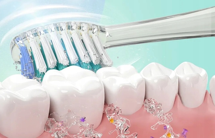 SONICZNA SZCZOTECZKA DO ZĘBÓW DLA DZIECI 3-12 LAT NIEBIESKA ŻYRAFKA SEAGO