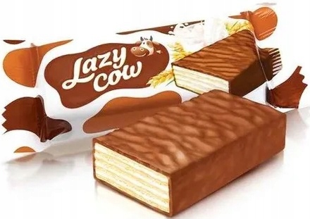 WAFELKI LAZY COW 1KG ROSHEN