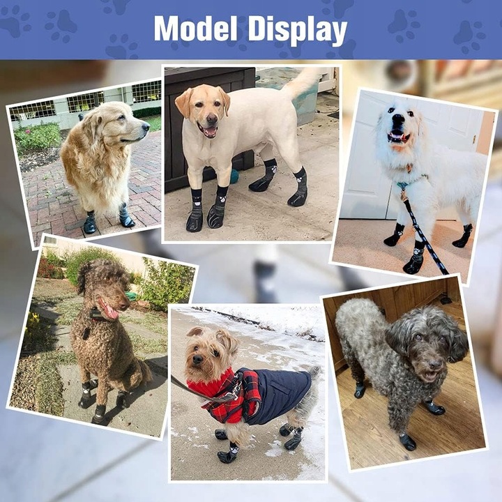 SKARPETY ANTYPOŚLIZGOWE DLA PSA ROZM. XXL