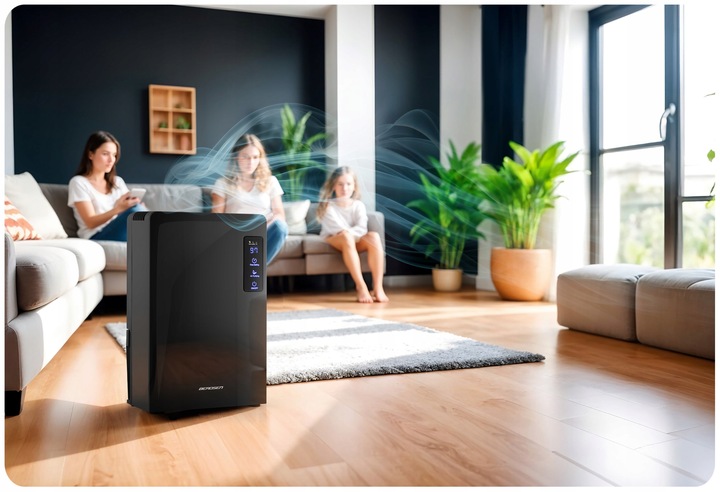 OSUSZACZ OCZYSZCZACZ POWIETRZA POCHŁANIACZ WILGOCI LAMPA UV 2200 ml