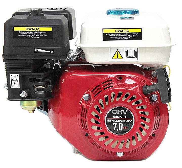 SILNIK SPALINOWY 7KM GX160 ZAGĘSZCZARKA AGREGAT+OLEJ+KLIN wałek 20mm