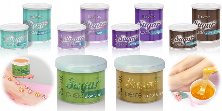 Depilacja ItalWax WOSK W PUSZCE PASTA CUKROWA STRONG do depilacji 600 ml