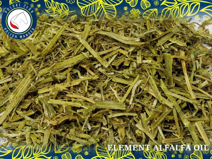 Pasza Sieczka z Lucerny z Dodatkiem Oleju Lnianego AlfAlfa Oil 12,5 kg