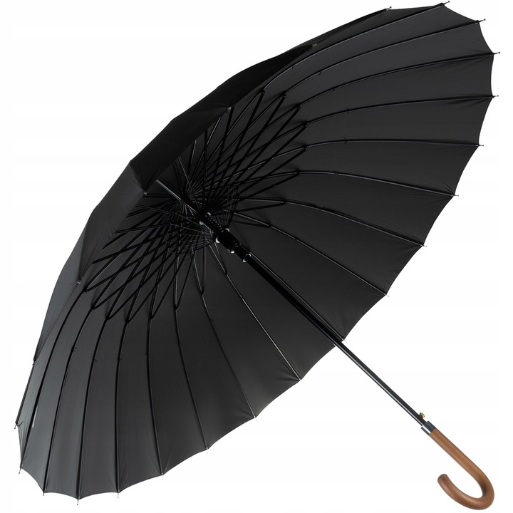 Duży Parasol Rządowy Premium 24 Druty z Włókna Elegancki Parasolka Lux