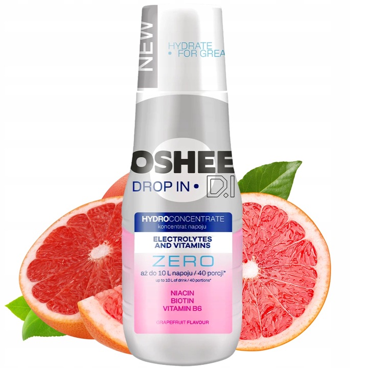 Oshee Drop In koncentrat do sodastream elektrolity + witaminy 500ml