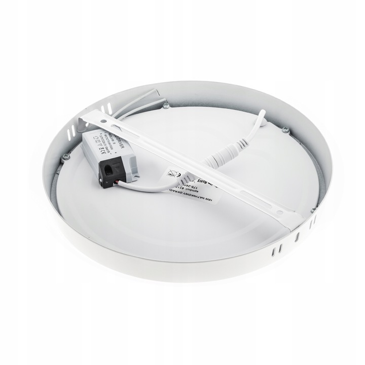 PANEL plafon sufitowy LED NATYNKOWY OKRĄGŁY 18W 1620lm Nie mruga CCD SLIM