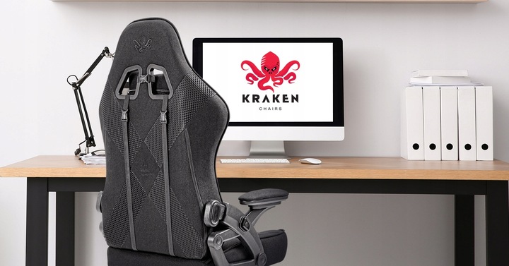 Fotel Gamingowy Biurowy Obrotowy Kubełkowy Krzesło Biurowe Czarny