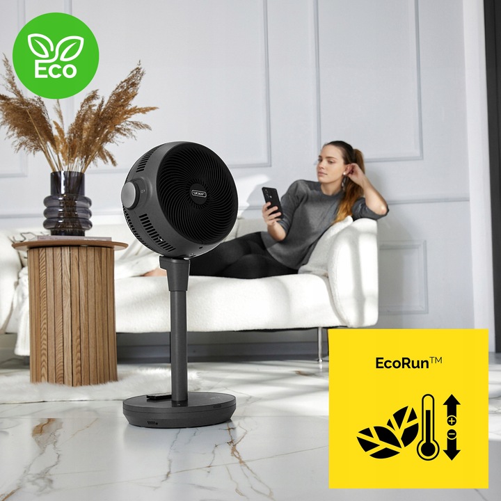 Termowentylator Farelka Cichy 38dB Yoer 1800W +Oscylacja 3D