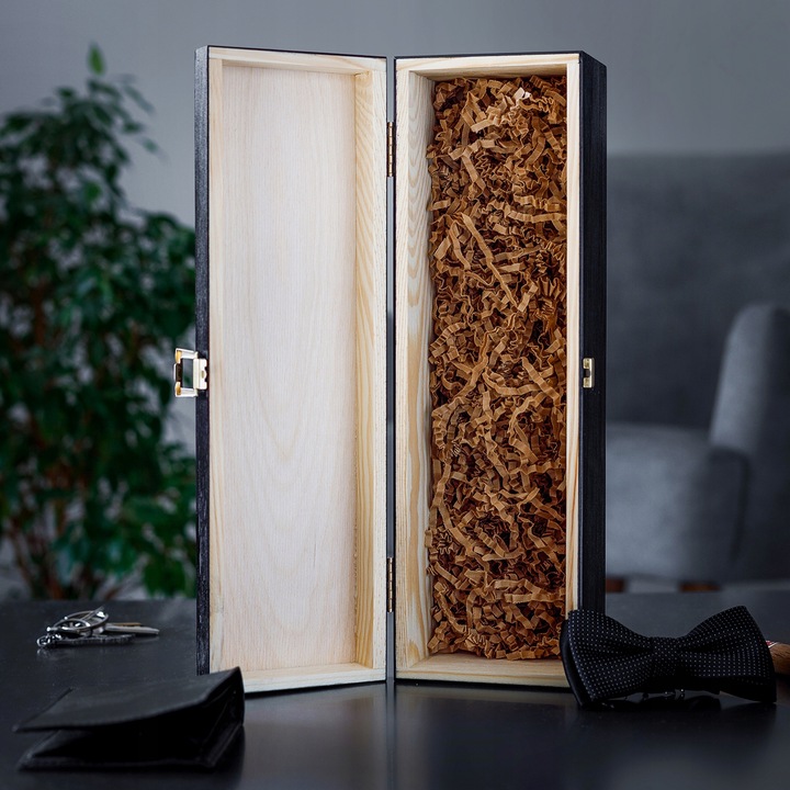 PROŚBA O ŚWIADKOWANIE SKRZYNKA NA WINO Z GRAWEREM PREZENT DLA ŚWIADKA IMIĘ