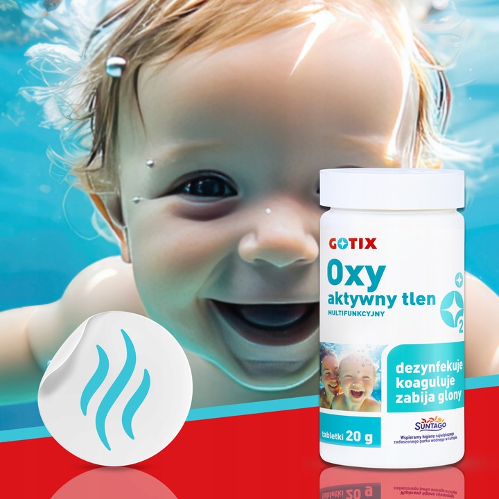 Aktywny Tlen do Basenu Jacuzzi Tabletki Chemia Basenowa Zamiast Chloru