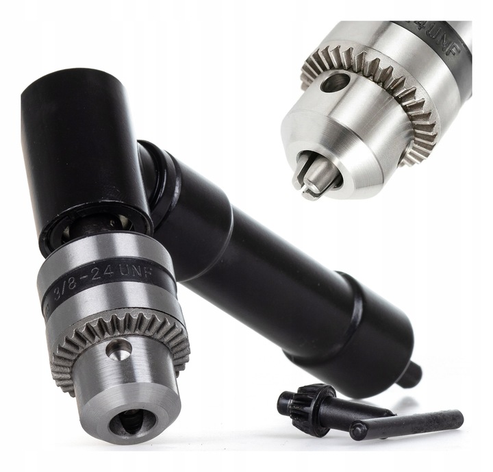 ADAPTER KĄTOWY DO WKRĘTARKI przystawka wiercenia 90 UCHWYT WIERTARKI