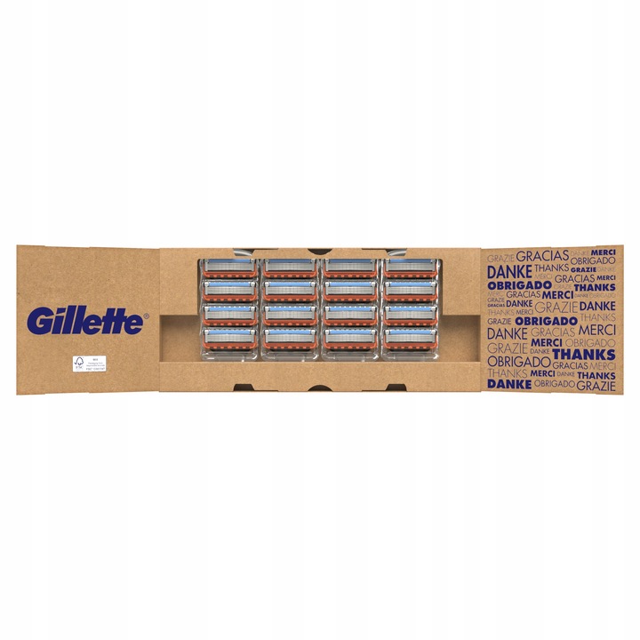 Gillette Fusion5 Wkłady do maszynki do golenia dla mężczyzn, 16 sztuk