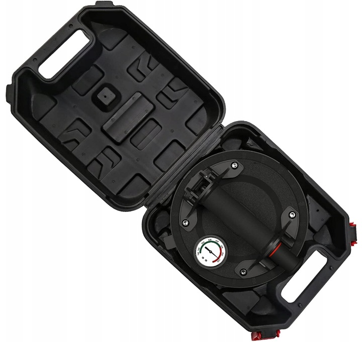 Przyssawka Próżniowa Uchwyt z Pompką i Manometrem do Płytek Glazury Szyb