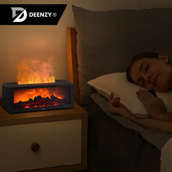 NAWILŻACZ POWIETRZA KOMINEK LED RGB DYFUZOR AROMATERAPIA TIMER + PILOT