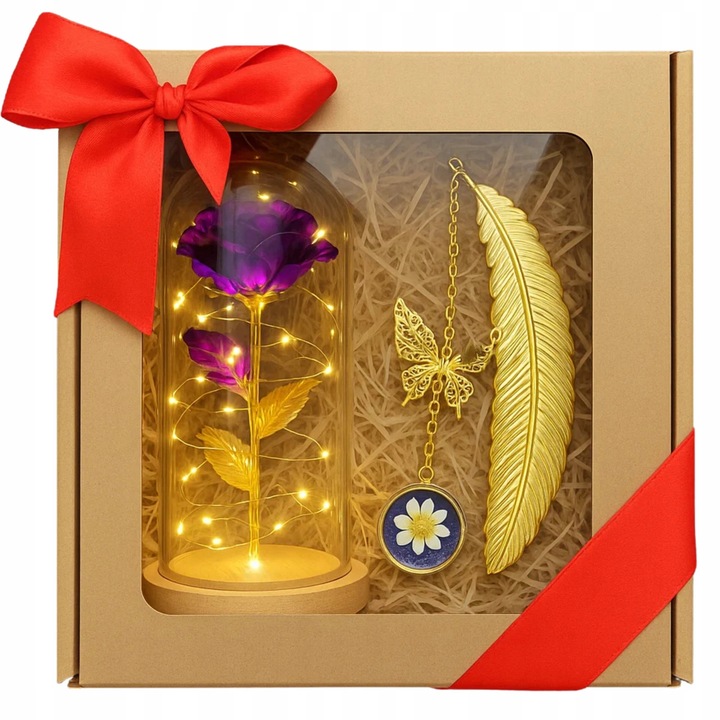 PREZENT DLA NAUCZYCIELA WYCHOWAWCY NA ZAKOŃCZENIE ROKU WIECZNA RÓŻA W