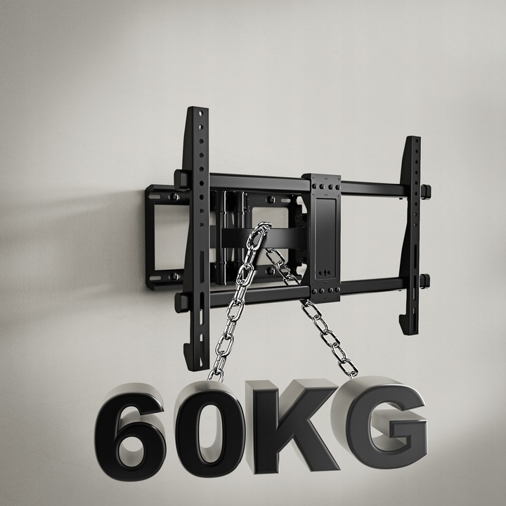 EXTRA MOCNY OBROTOWY UCHWYT DO TELEWIZORA WIESZAK TV 32-85 CALI UNIWERSALNY